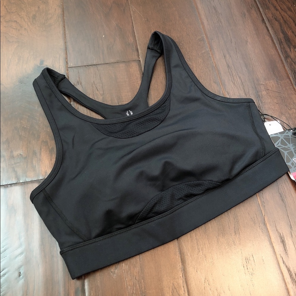 Spyder Black Racerback Sports Bra